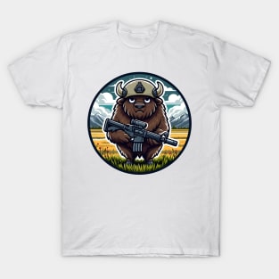 Tactical Bison Buffalo T-Shirt